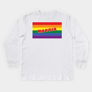 Madrid Pride: Celebrate Love, Equality and Diversity Kids Long Sleeve T-Shirt